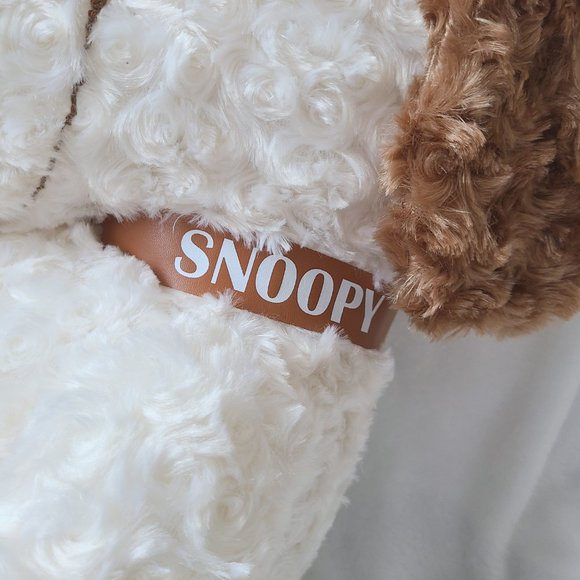 Snoopy - Yurufuwa Rose Fur Big Plush - Picture 2 of 4